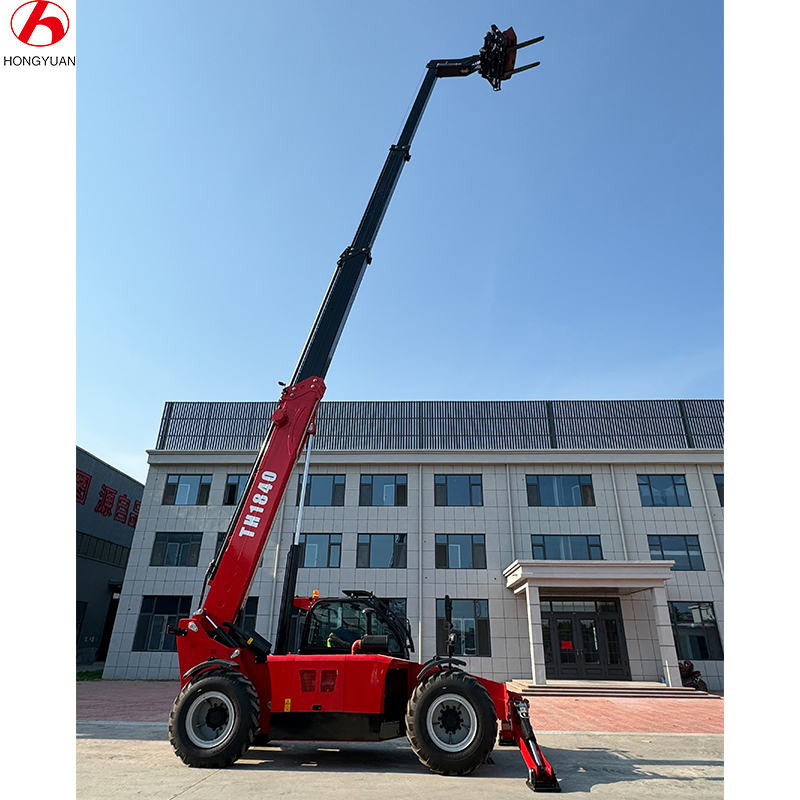 Hydraulic Axle Drive Telehandler Telescopic Forklif 18m