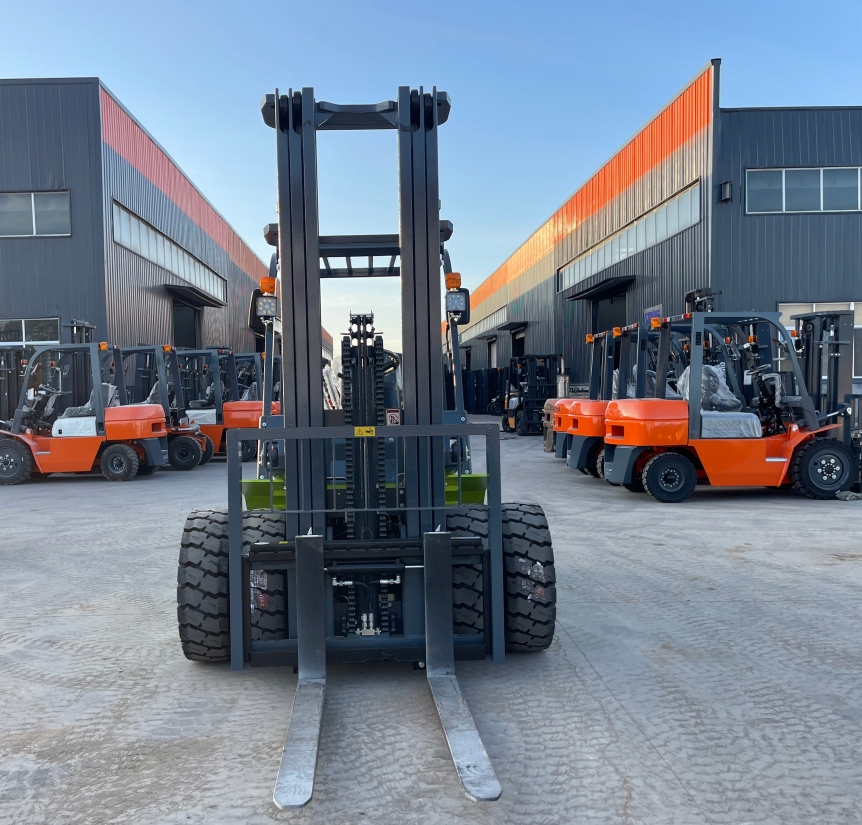 Chinese 2.5t 3 Ton 3.5t 4ton 5 Ton 7 10 T Electric Diesel Gasoline LPG Rough Terrain Fork Lift Truck Parts Warehouse Forklift with Manufacturer Price for Sale