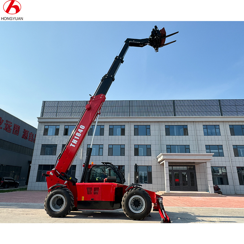 Hydraulic Axle Drive Telehandler Telescopic Forklif 18m