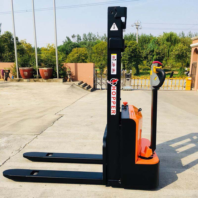 Electric Walkie 1.5t Pallet Stacker with 3000mm Lift Height