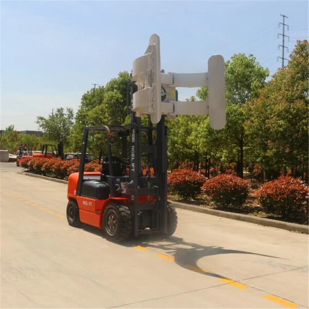 Handling Paper Rolls Reels 3tons 4.5meters Diesel Engine Container Mast Forklift for Sale