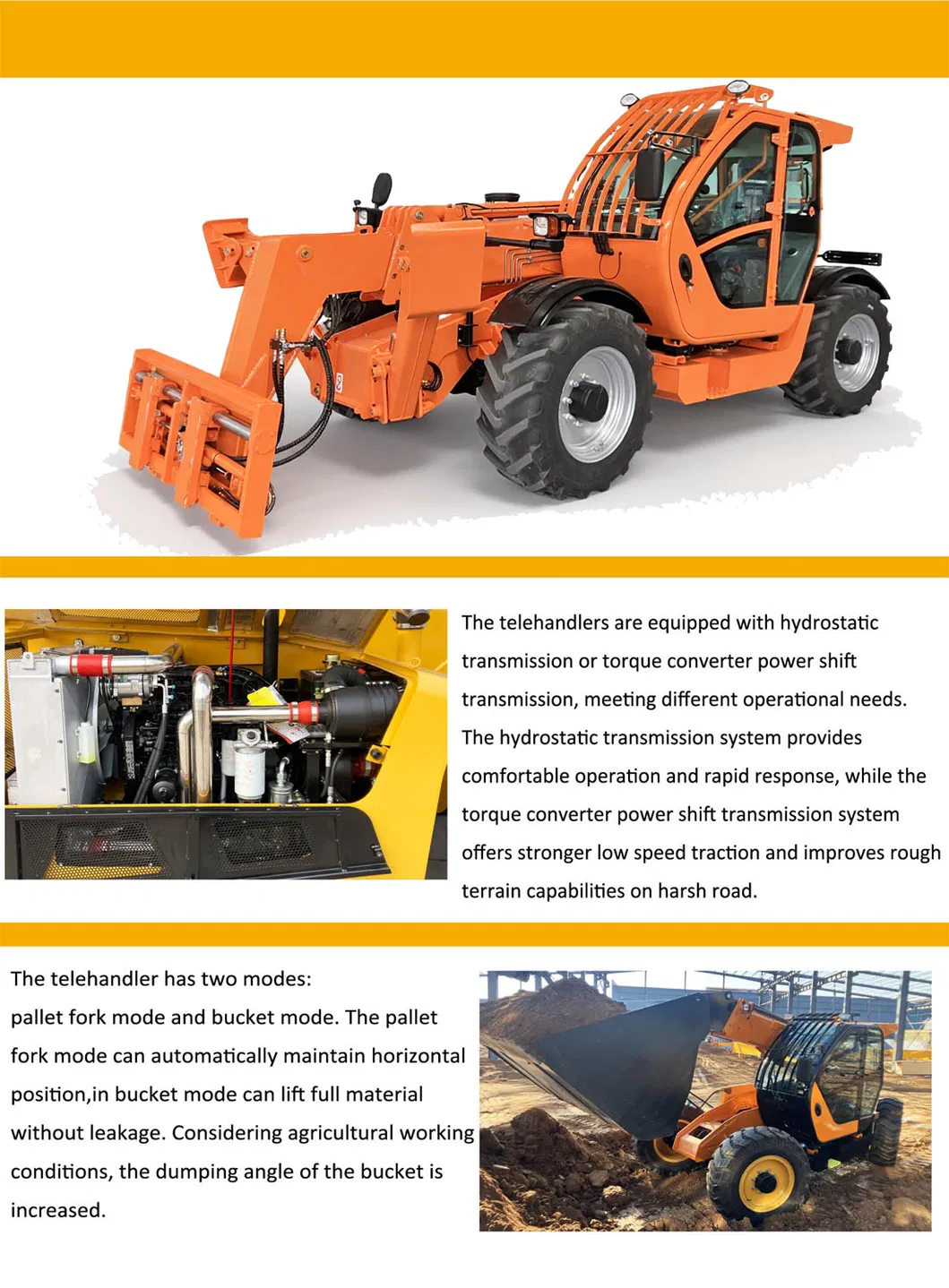 Telescopic Forklift View 6