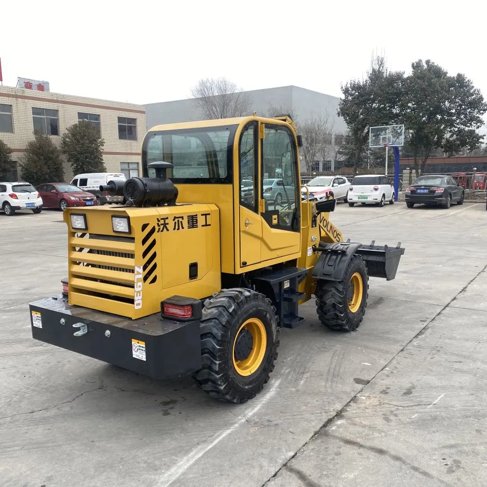Cheap Construction Heavy Duty Front Wheel Loader Compact Front Loader Mini Small Compact Wheel Container Side Loader for Sale