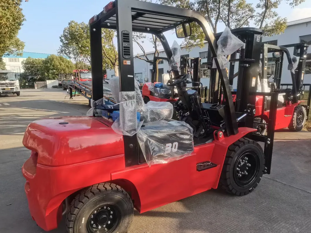 Diesel Forklift Side View