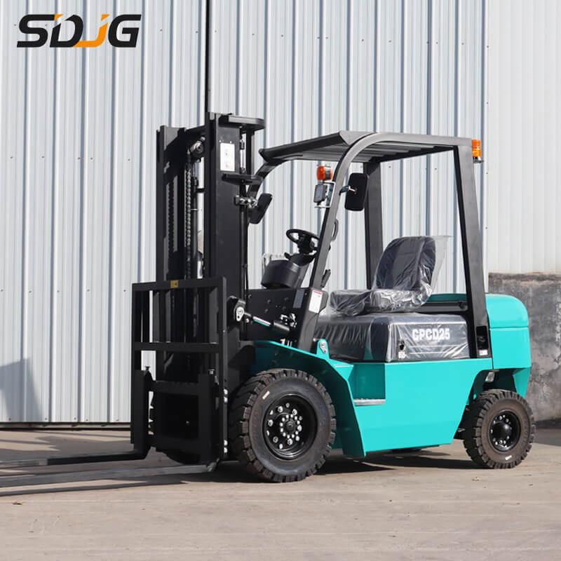 Multipurpose Farm Factory Warehouse 4000 5500 6000 Lbs 3.5ton 5ton Diesel Engine Forklift with Side Shift