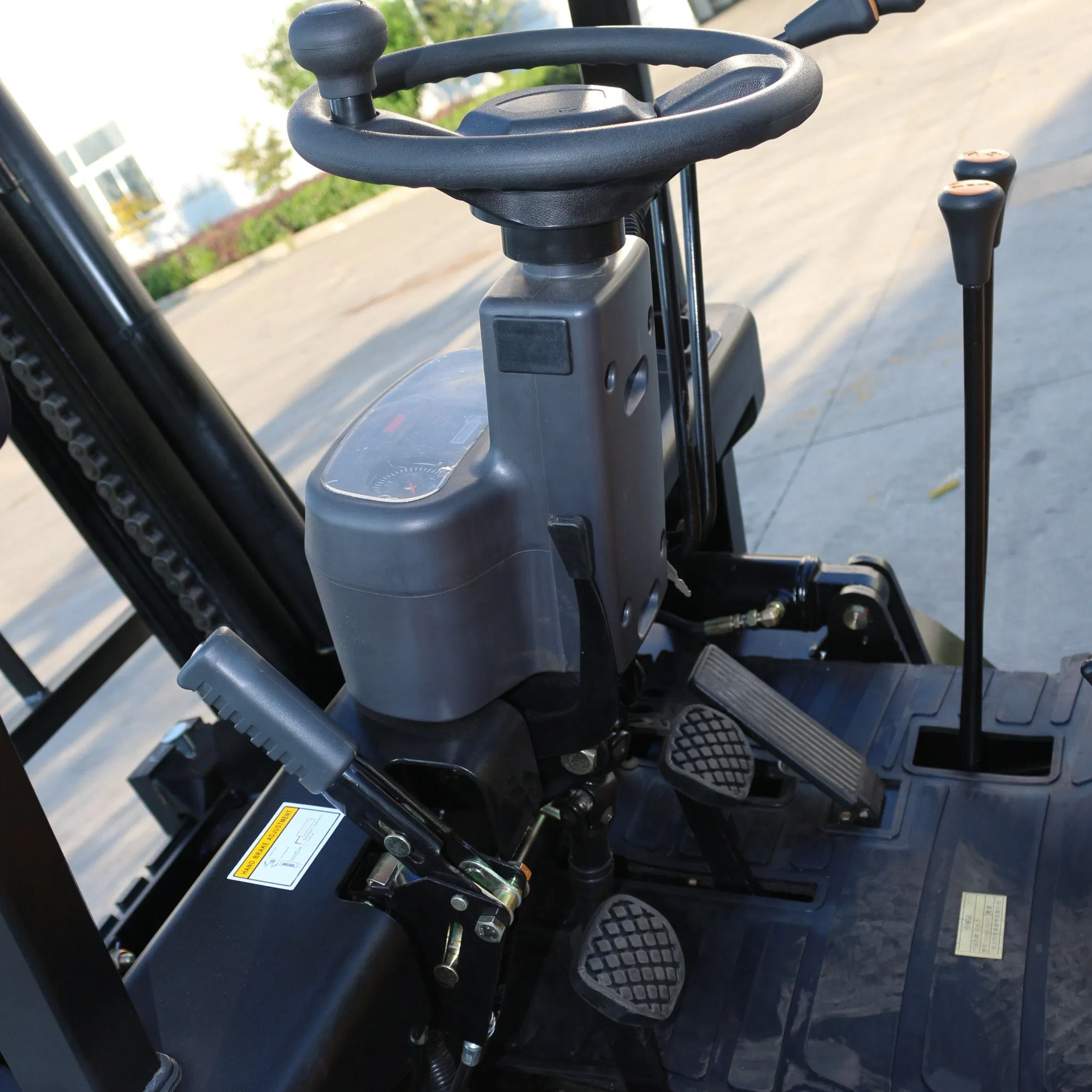 2ton 2.5ton 3ton Gasoline &amp; LPG Forklift Truck with 3-Stage Mast 3m Standard Lifting Height