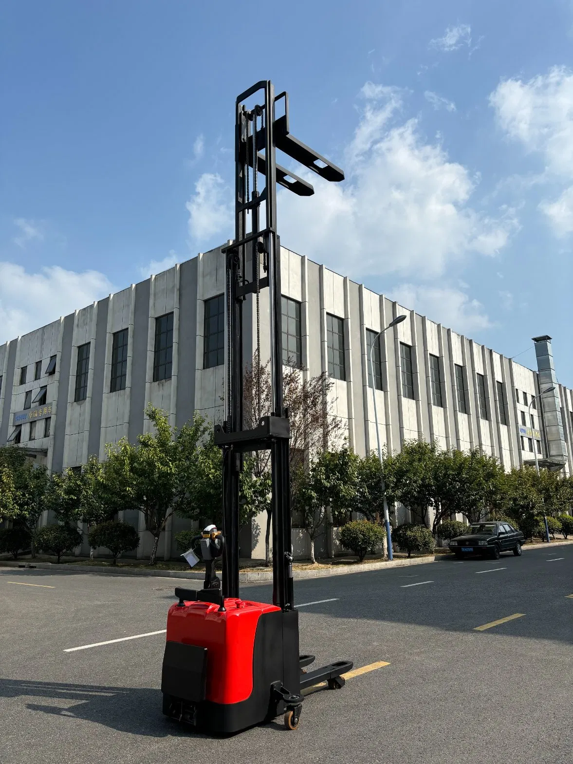 1.5 2 Ton 4 5 6 Meter Electronic Stacker Walkie Stacker Forklift electric Lift Fork