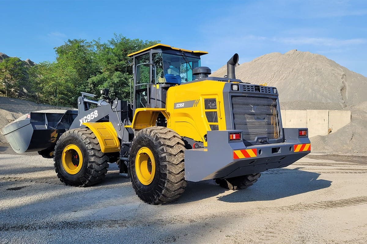 5ton Xc958 Wheel Loader with 3.1m³ Side Dump Bucket