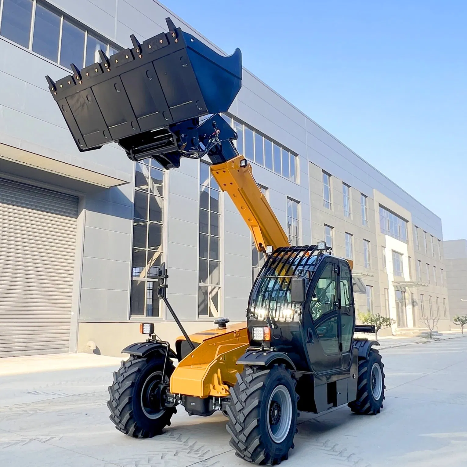 Wholesale 3-6ton Telescopic Forklift Truck Telehandler Work in Construction and Farming Environment with Diesel Engine