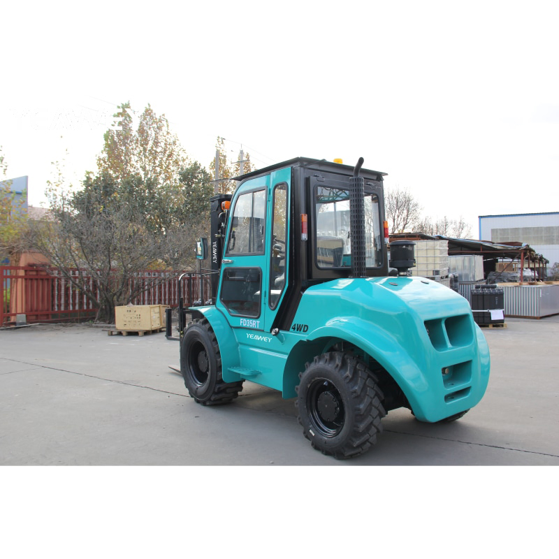 Multifunctional Diesel Rough Terrain Forklift Multi-Purpose New Four Wheel Drive 4WD Hydraulic off Road All Terrain Rough Terrain Forklift
