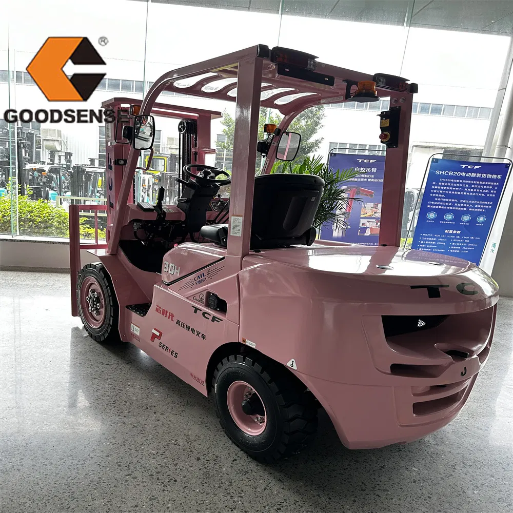 Reliable 3 Ton 3000kgforklift Featuring a Side Loader, Perfect for Outdoor Operations and Easy Loading