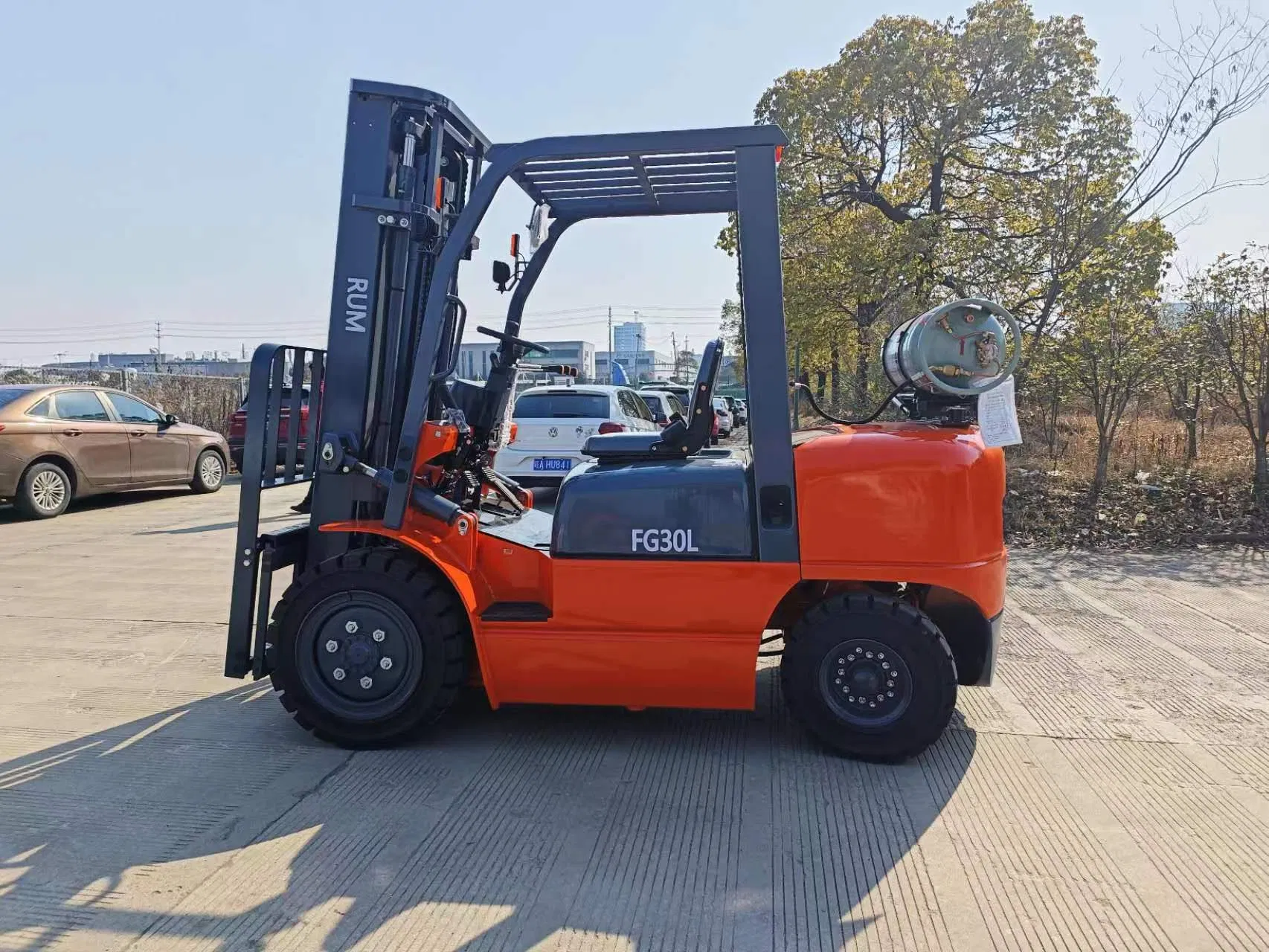 Factory Price LPG Gasoline Forklift Truck 3 Ton Hot Sale in America
