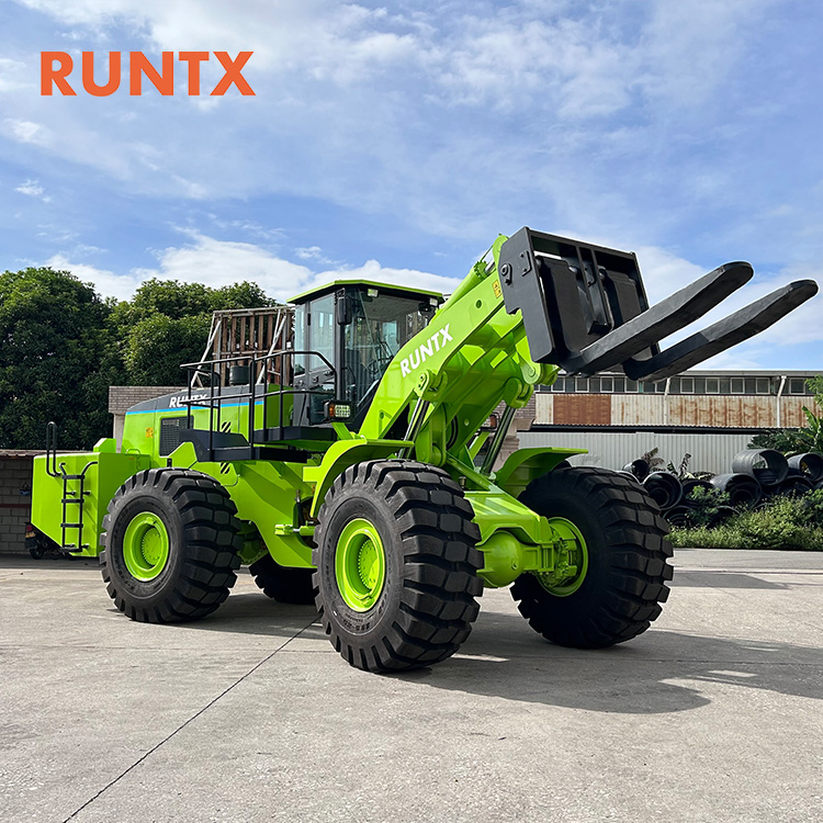 Chinese Side Loader Forklift 25 Ton with Long Fork for Sale, Four Wheel Drive All Terrain Forklift