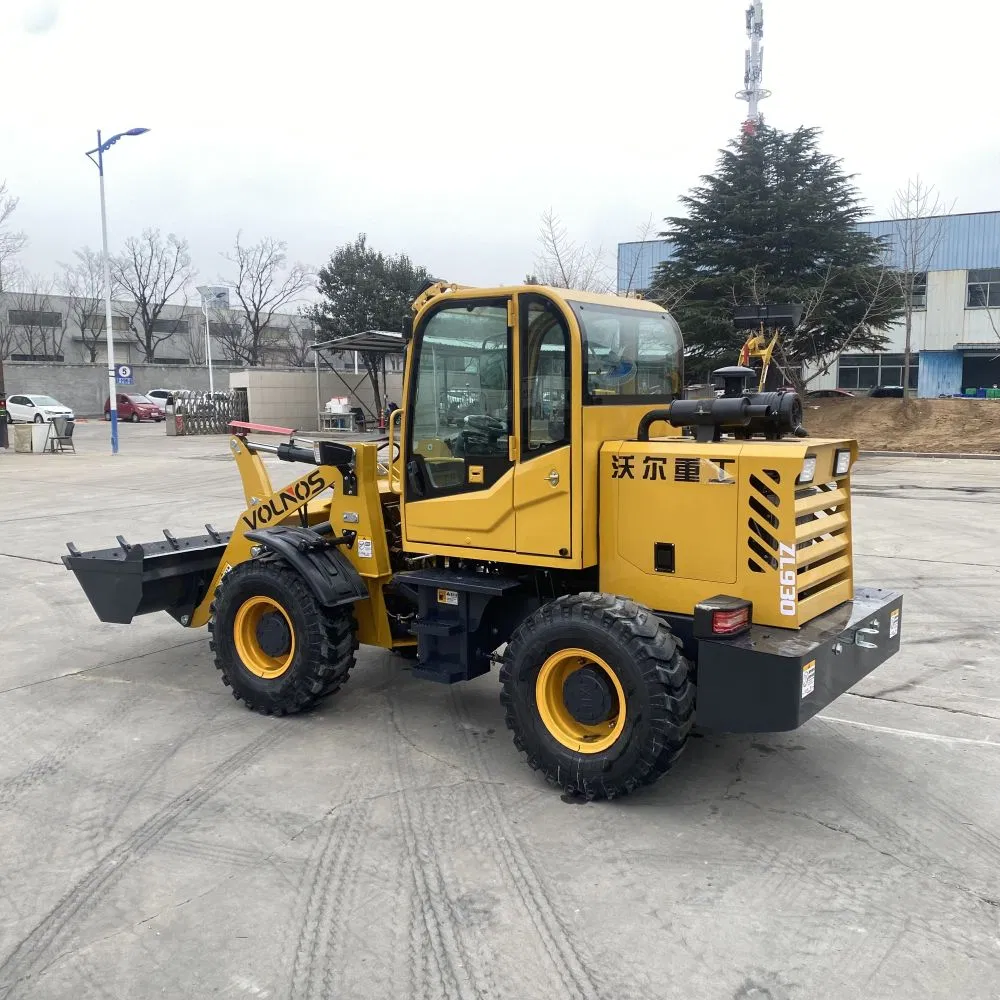 Cheap Construction Heavy Duty Front Wheel Loader Compact Front Loader Mini Small Compact Wheel Container Side Loader for Sale