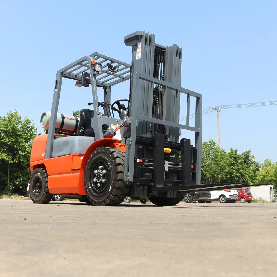 Forklift Side View