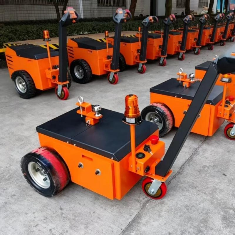 4.5t Electric Tow Tractor with AC Motor, Lead-Acid Battery and Large Load Wheels