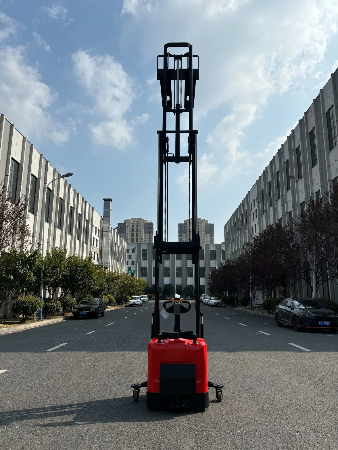 1.5 2 Ton 4 5 6 Meter Electronic Stacker Walkie Stacker Forklift electric Lift Fork