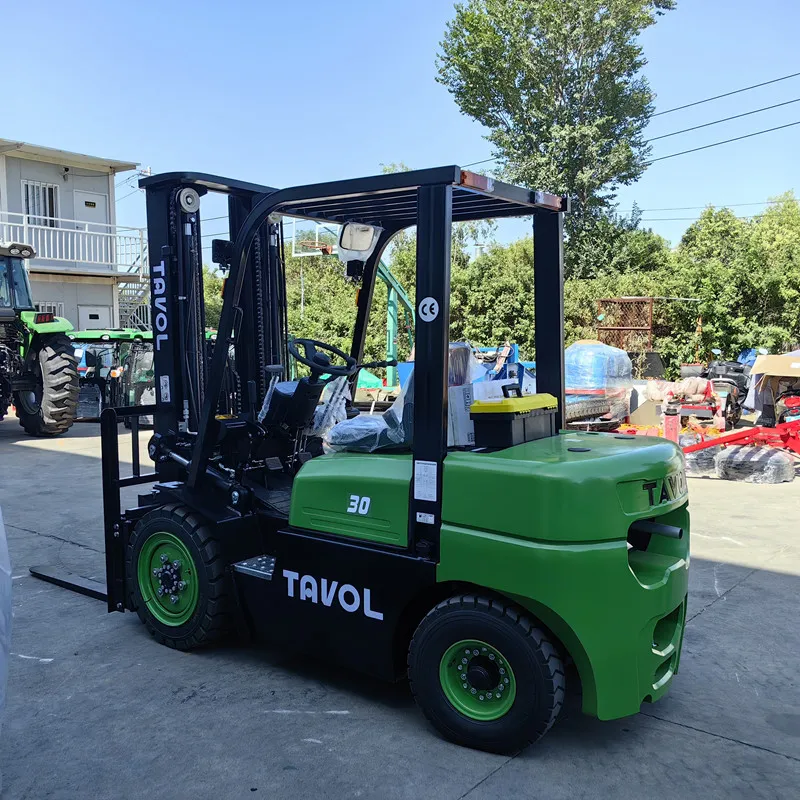 Diesel Forklift Side View
