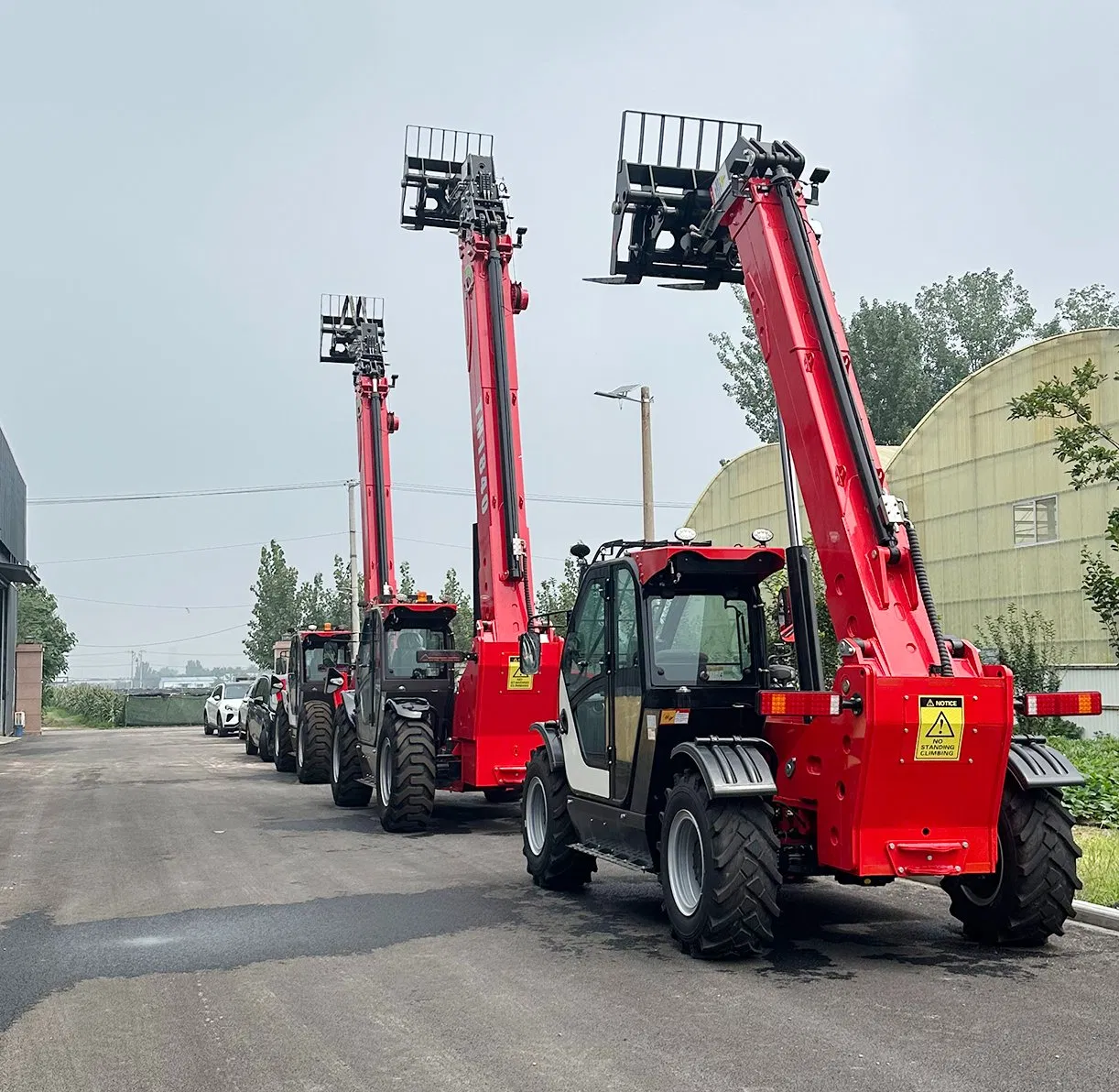 3.5 Ton 10m Forklift Telehandler with Diesel Engine for Various Rough Terrain