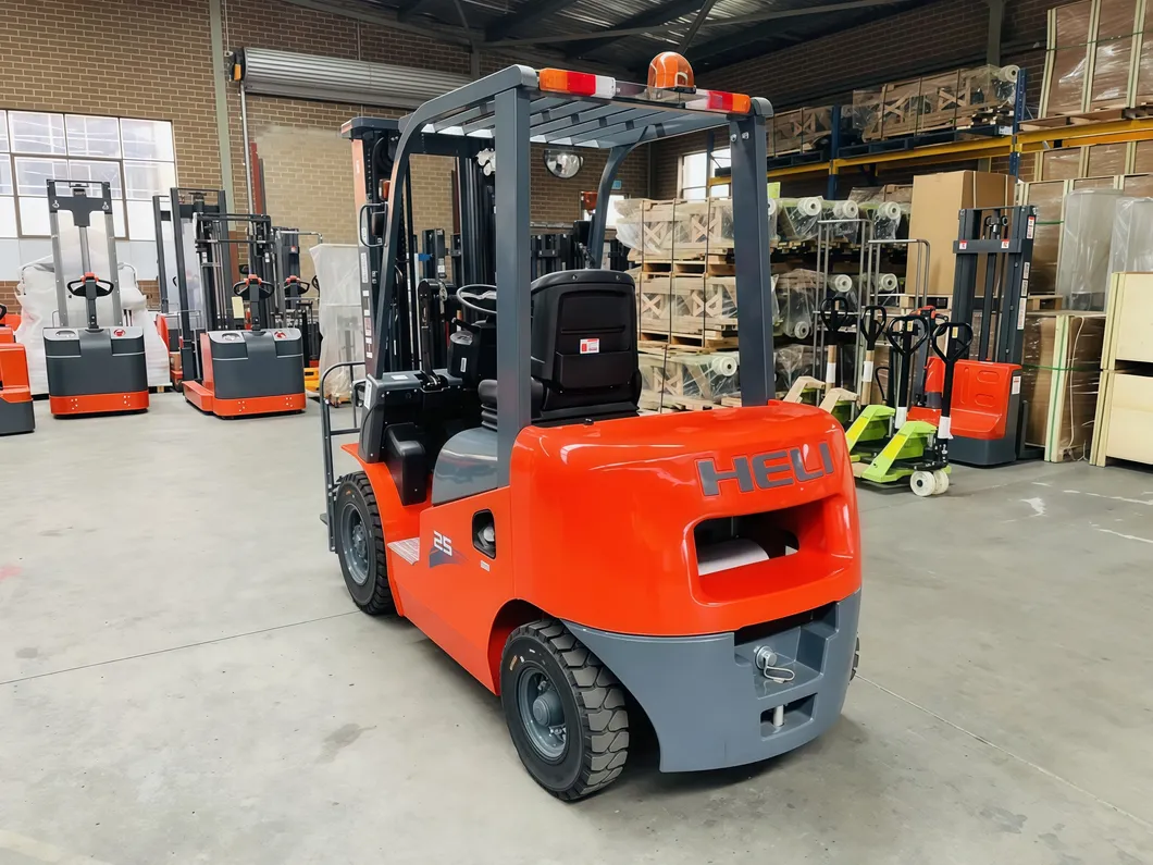 Forklift Back View