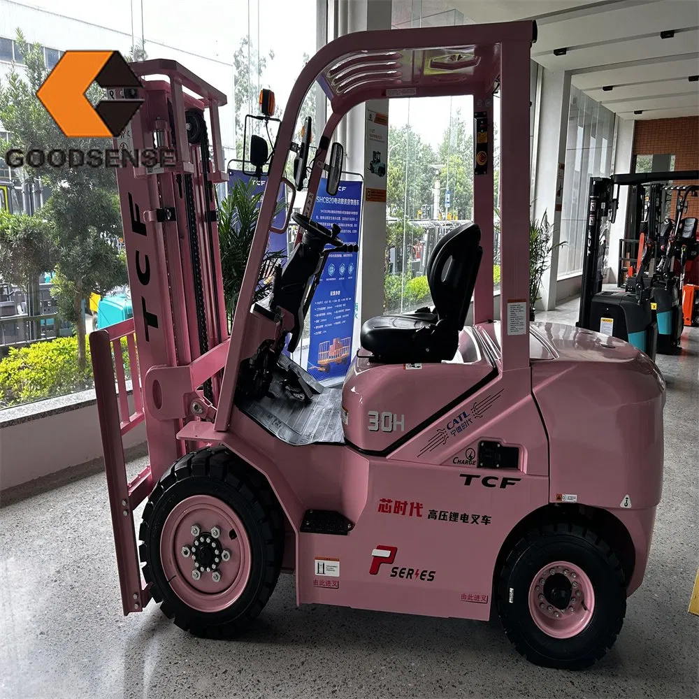 Reliable 3 Ton 3000kgforklift Featuring a Side Loader, Perfect for Outdoor Operations and Easy Loading