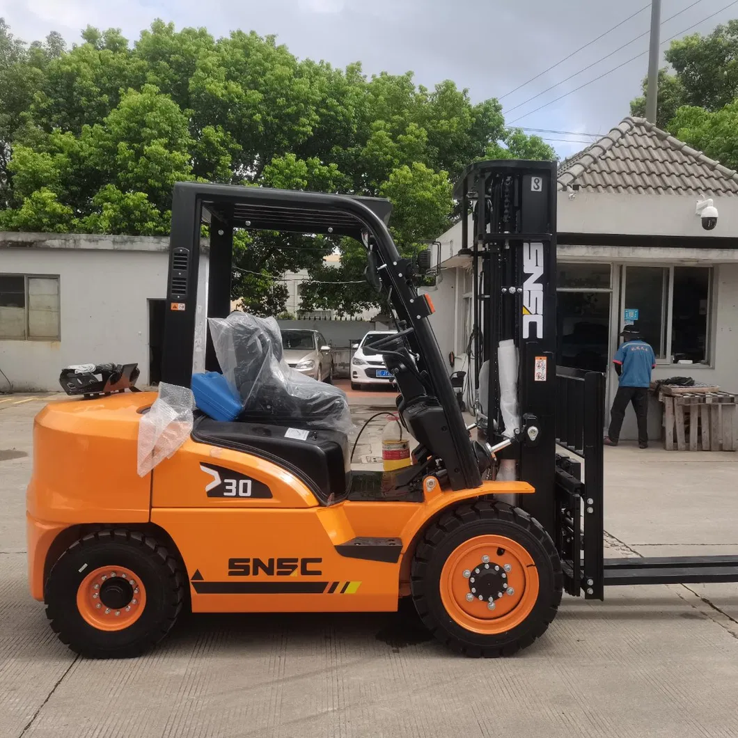 Forklift Engine Detail