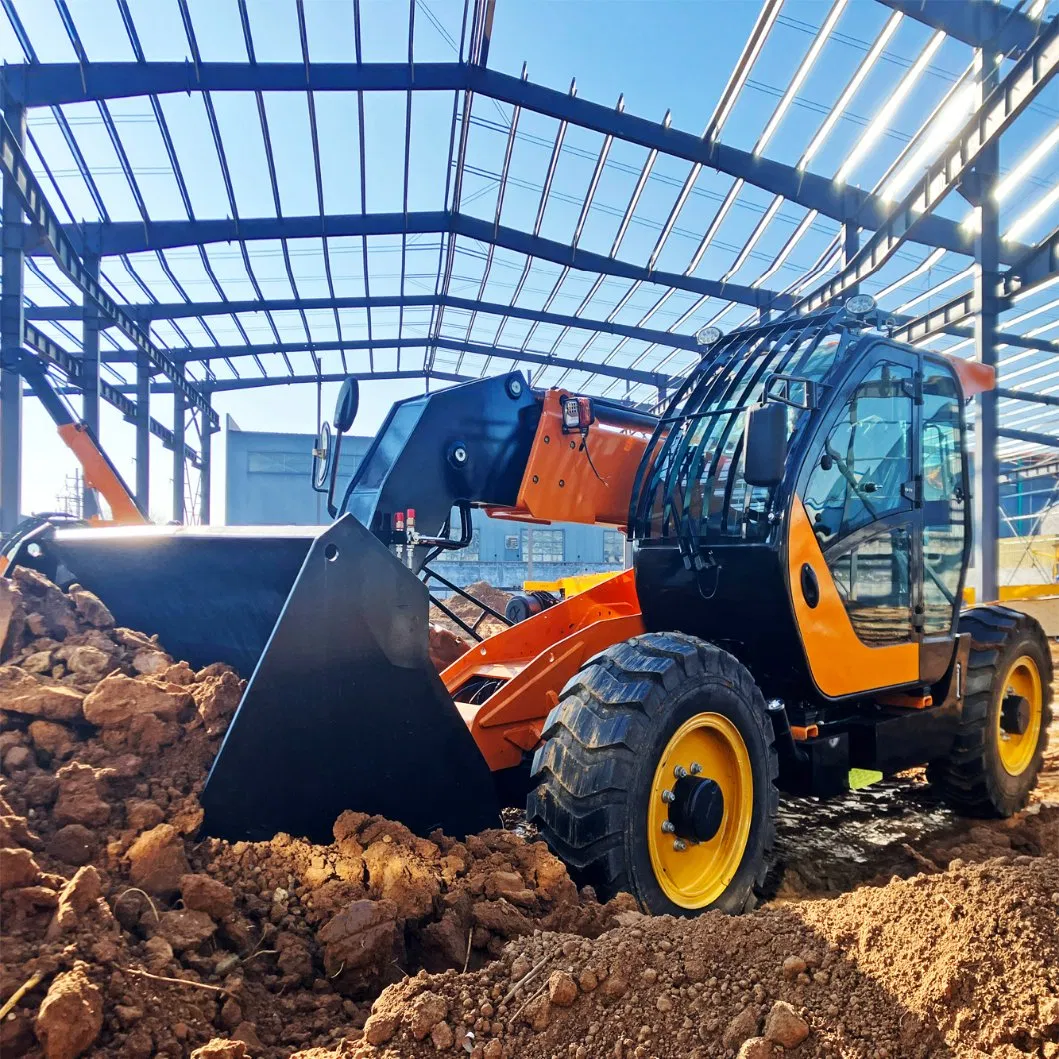 Factory Direct Sale: 4ton Telehandler Tl735 with 7m Lifting Height Telescopic Forklift