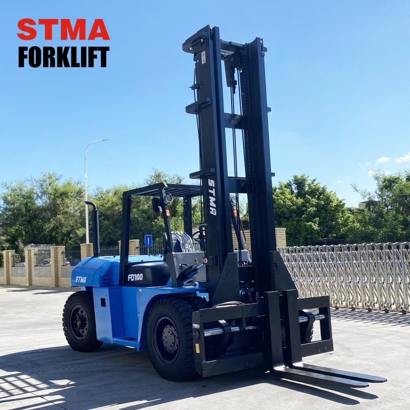 Stma 8ton 10ton 12ton Diesel Forklift Truck with Optional Fork Positioner