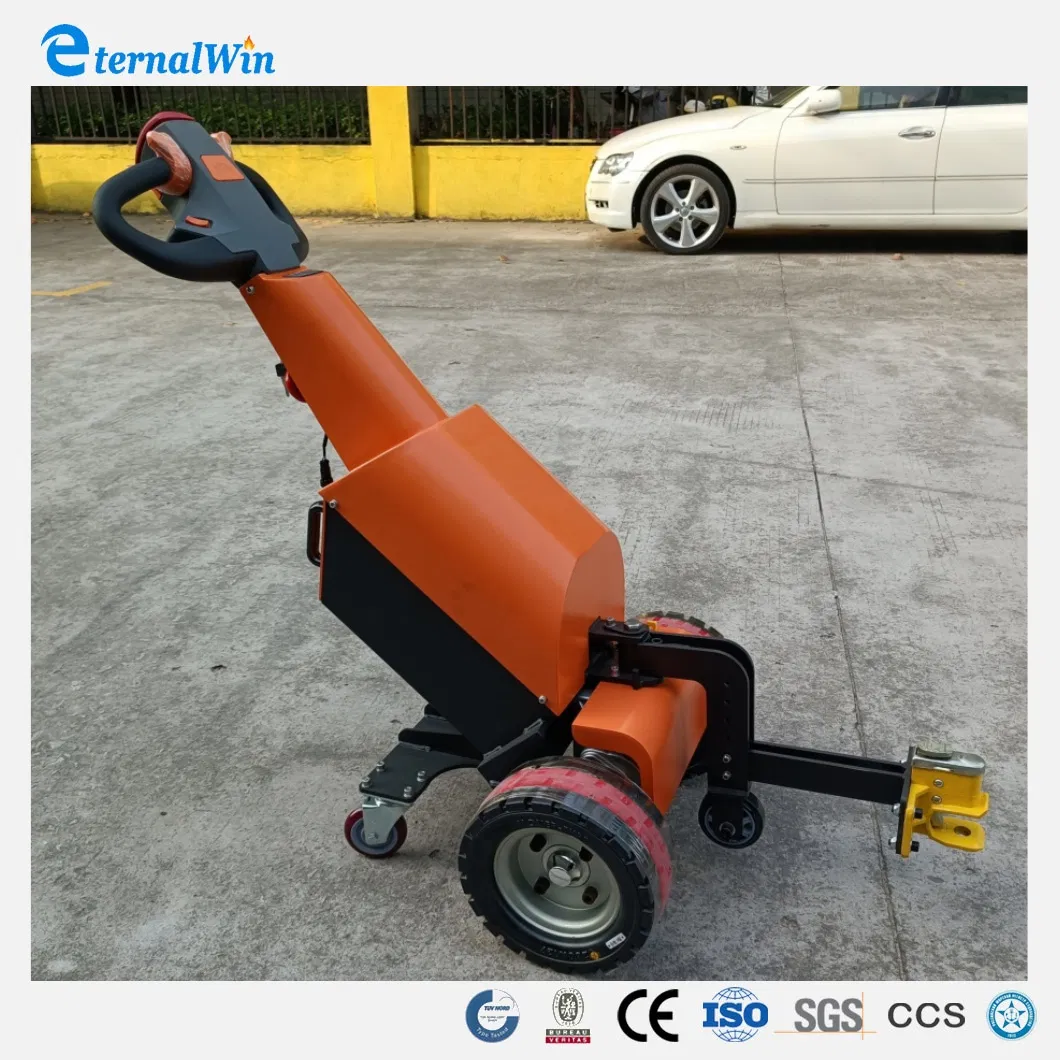 High Quality Mini Hand Tow Tractors 1.5 Ton Mini Tow Electric Tractor Trailer Tug for Material Handing