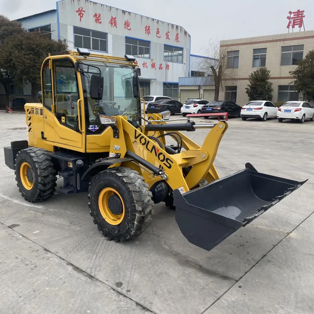 Cheap Construction Heavy Duty Front Wheel Loader Compact Front Loader Mini Small Compact Wheel Container Side Loader for Sale