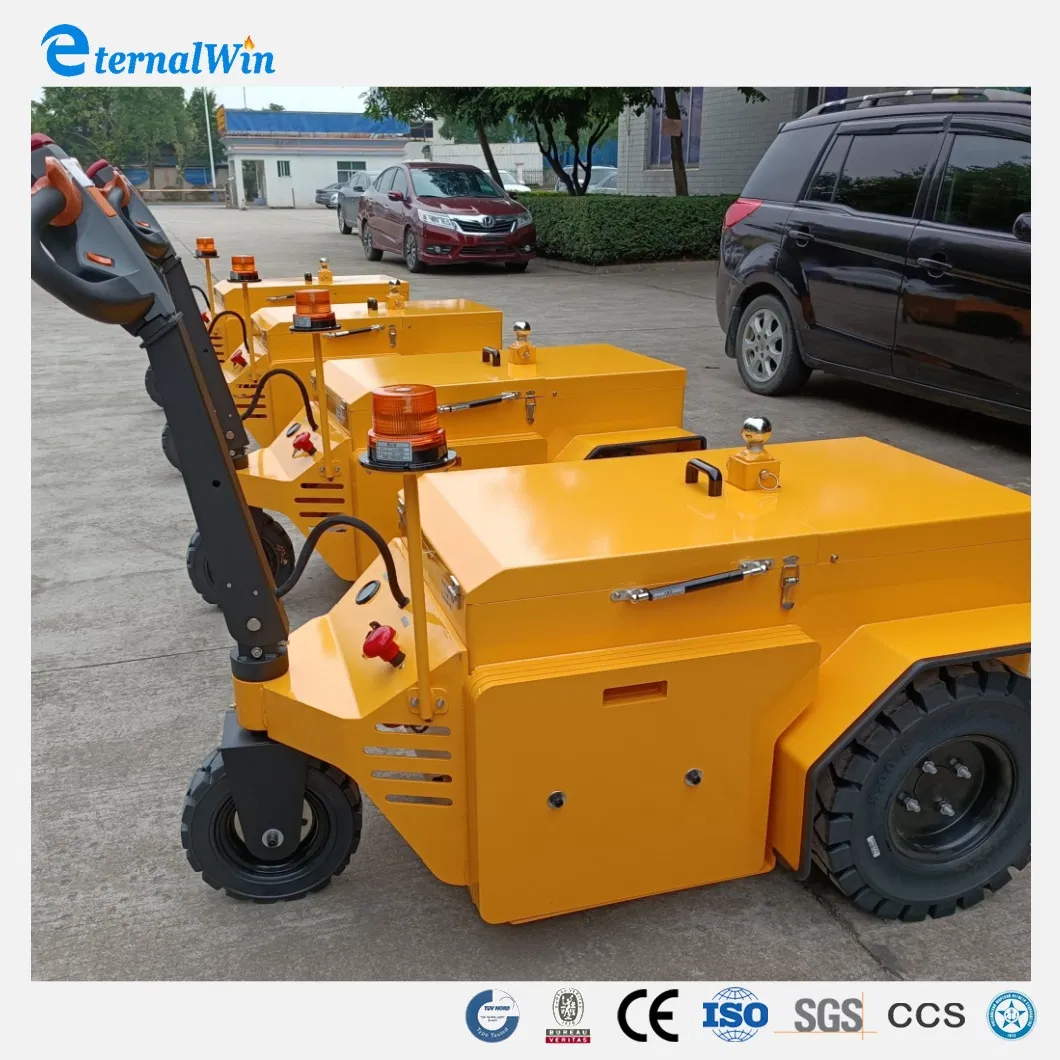 High Quality Mini Hand Tow Tractors 1.5 Ton Mini Tow Electric Tractor Trailer Tug for Material Handing