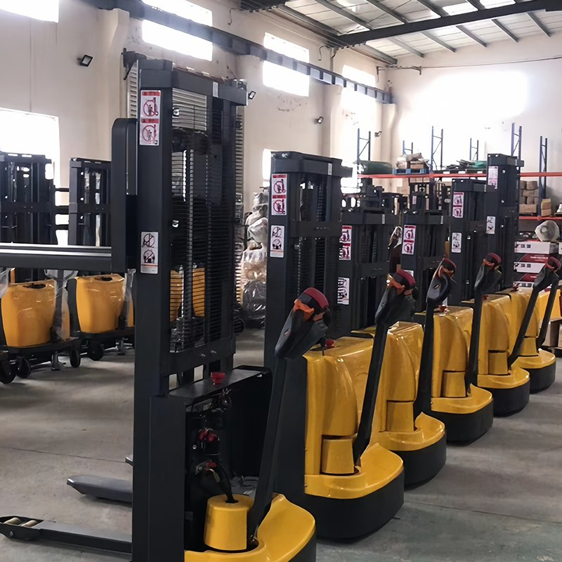 Mini Forklift Truck 1000kg/1.5ton Walkie Stacker Electric Pallet Stacker with 1.6-3m Lift Height