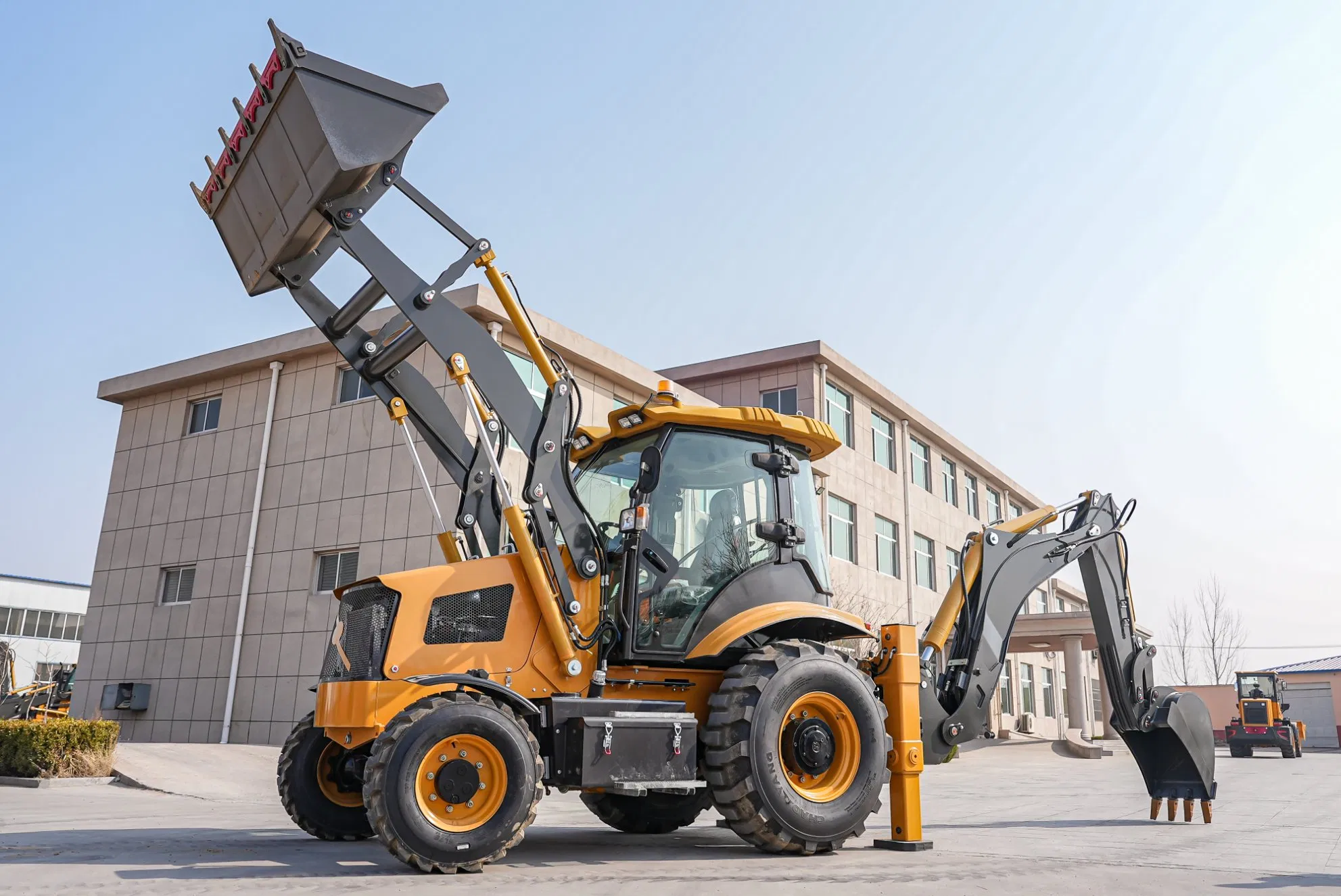 Backhoe Loader D-40L with Side Shift and Air Conditioning