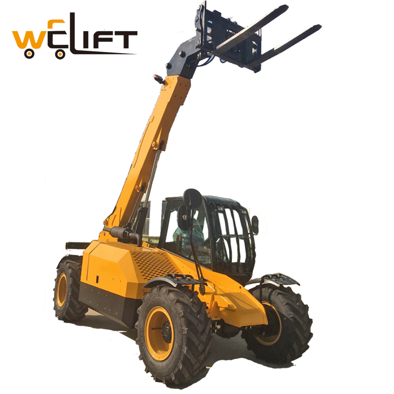 Manufacturer Welift Brand High Quality Telescopic Handler with Competitive Price Telescopic Forklift 4WD Rough Terrain Telehandler