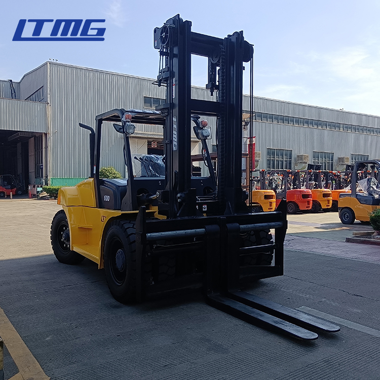 EPA ISO Ltmg New Hydraulic Fork Positioner 10 Ton 12 Ton 16 Ton Diesel Forklift with Optional Engines