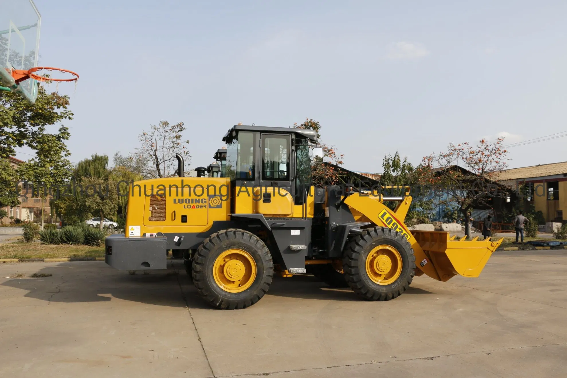 Small Middle Big 3 Tons Rated Load Shovel Wheel Loader 936 938 with Side Shift Pallet Fork&Flat Clamp&Curved Bucket&Joystick&Air Conditioner