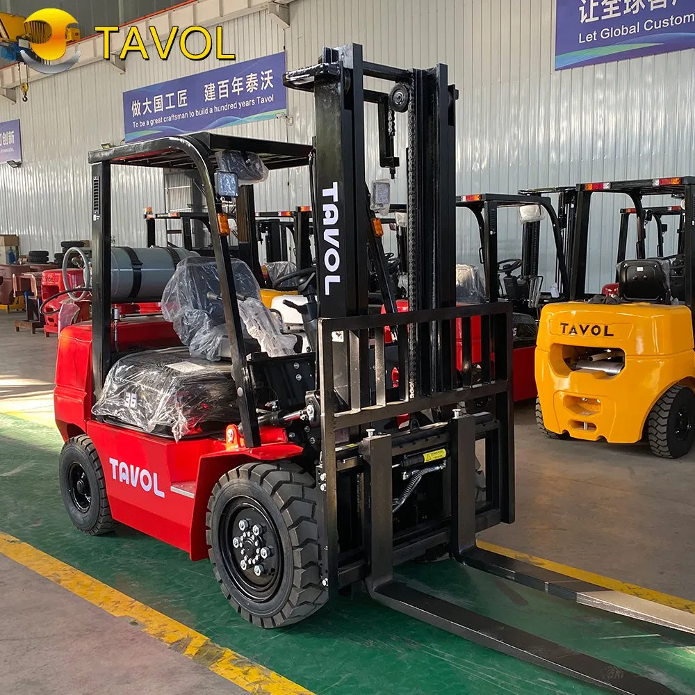 Diesel Euro3 Euro5 Japan Motor Clark 2 2.5 3 3.5 4 5 7 10 Ton Montacargas Carretilla Diesel Forklift Price 3m-8m Duplex Triplex Mast Warehouse Fork Lift CE