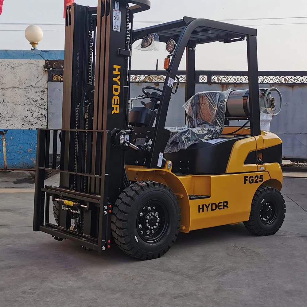 High Quality 2.5ton 3tom 3.5ton 4ton Gasoline Propane LPG Forklift with CE