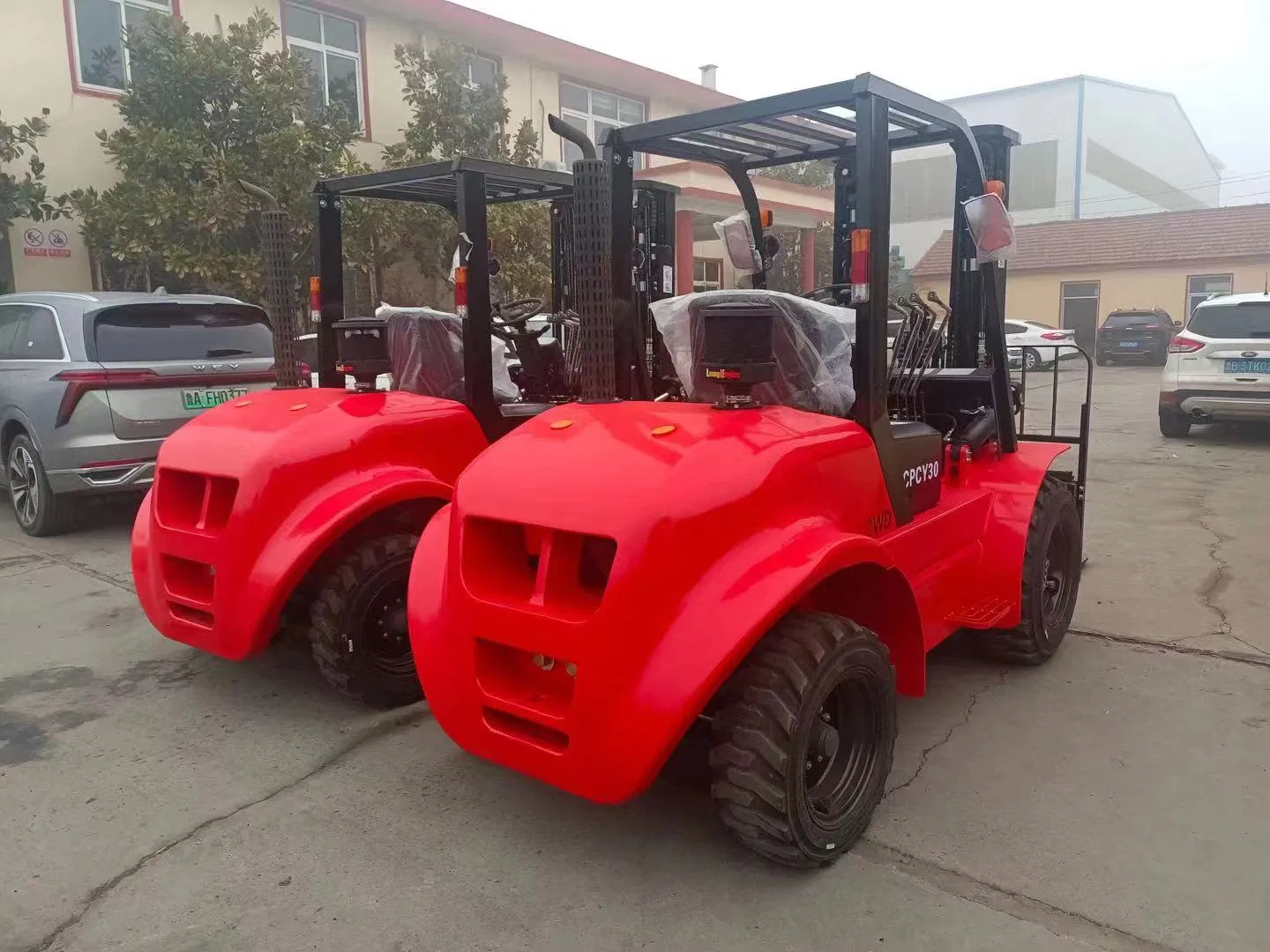 Shytger 4X4 4WD off Road All Rough Terrain Forklift Truck Small off Road Forklift