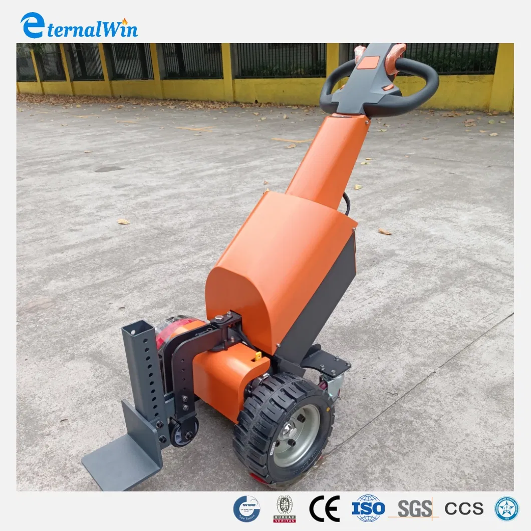 High Quality Mini Hand Tow Tractors 1.5 Ton Mini Tow Electric Tractor Trailer Tug for Material Handing