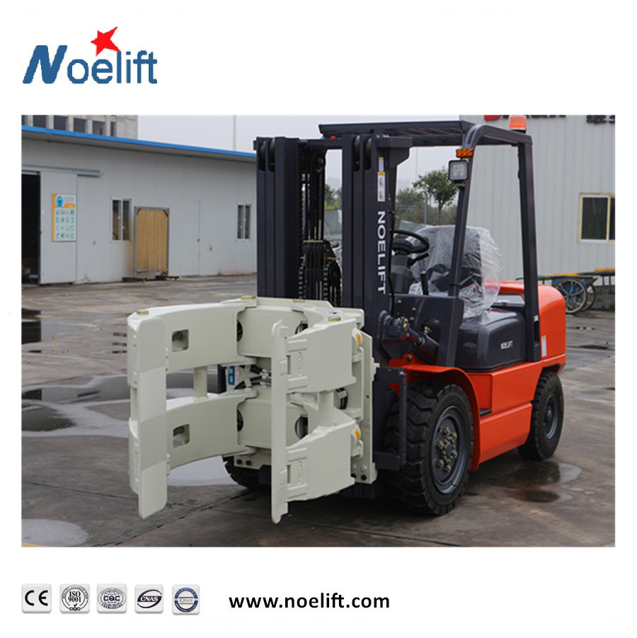 Handling Paper Rolls Reels 3tons 4.5meters Diesel Engine Container Mast Forklift for Sale