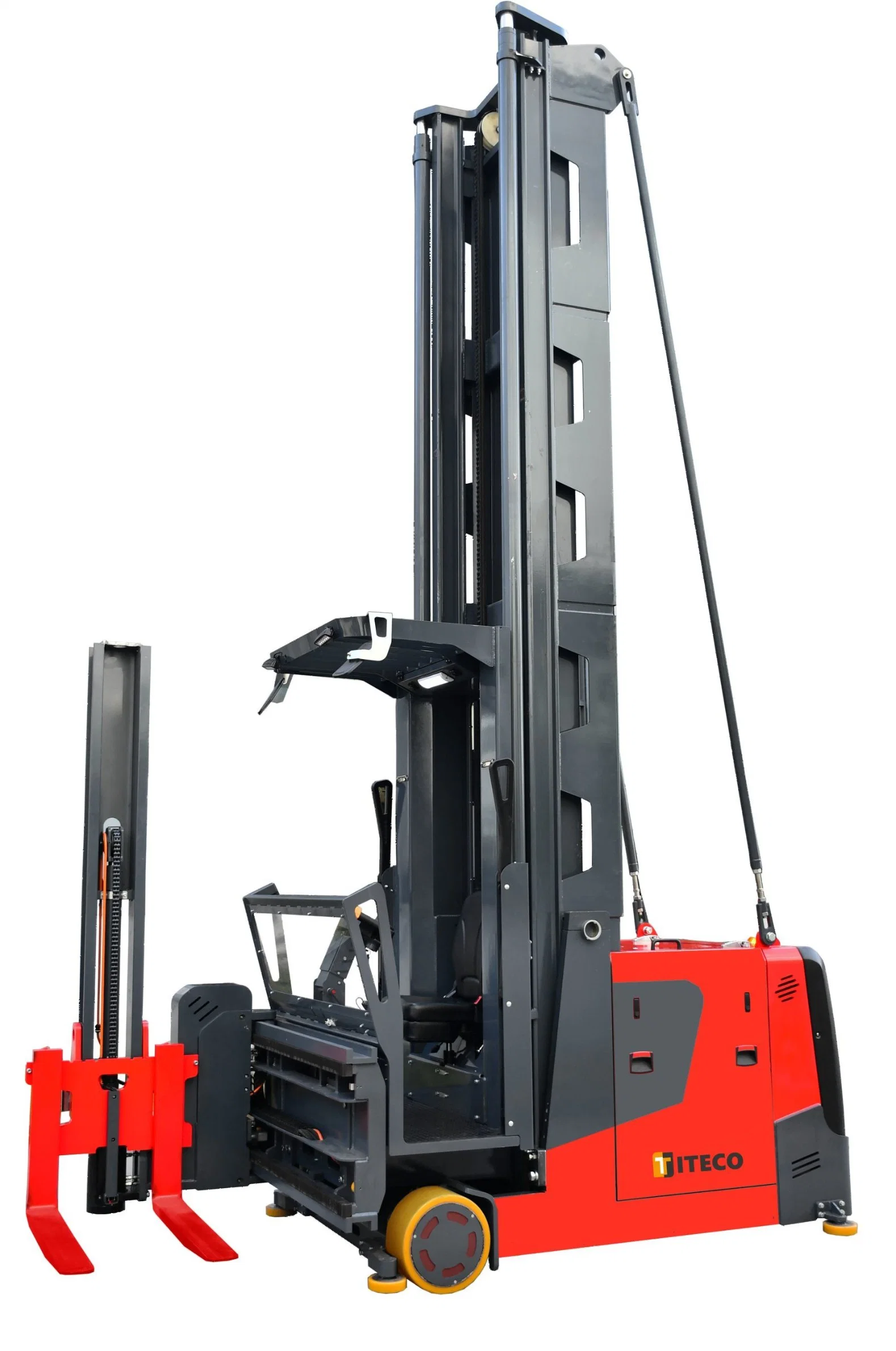 Very Narrow Aisle Vna Truck Forklift Electric Forklift Truck for Storage Steel Pallet Racking