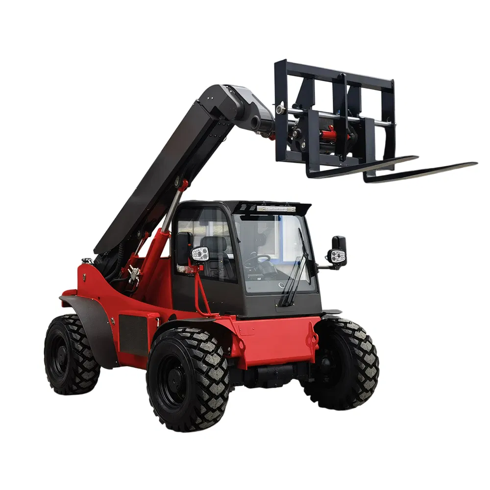 Versatile 3 Ton 4 Ton Side Boom Telescopic Loader Terrain Forklift with CE EPA Certification Available for Sale