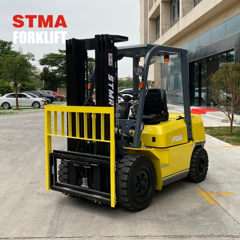 Stma Diesel Forklift 1.5 2 3 4 5 Ton Japan Engine Side Loader with Side Shifter for Sale