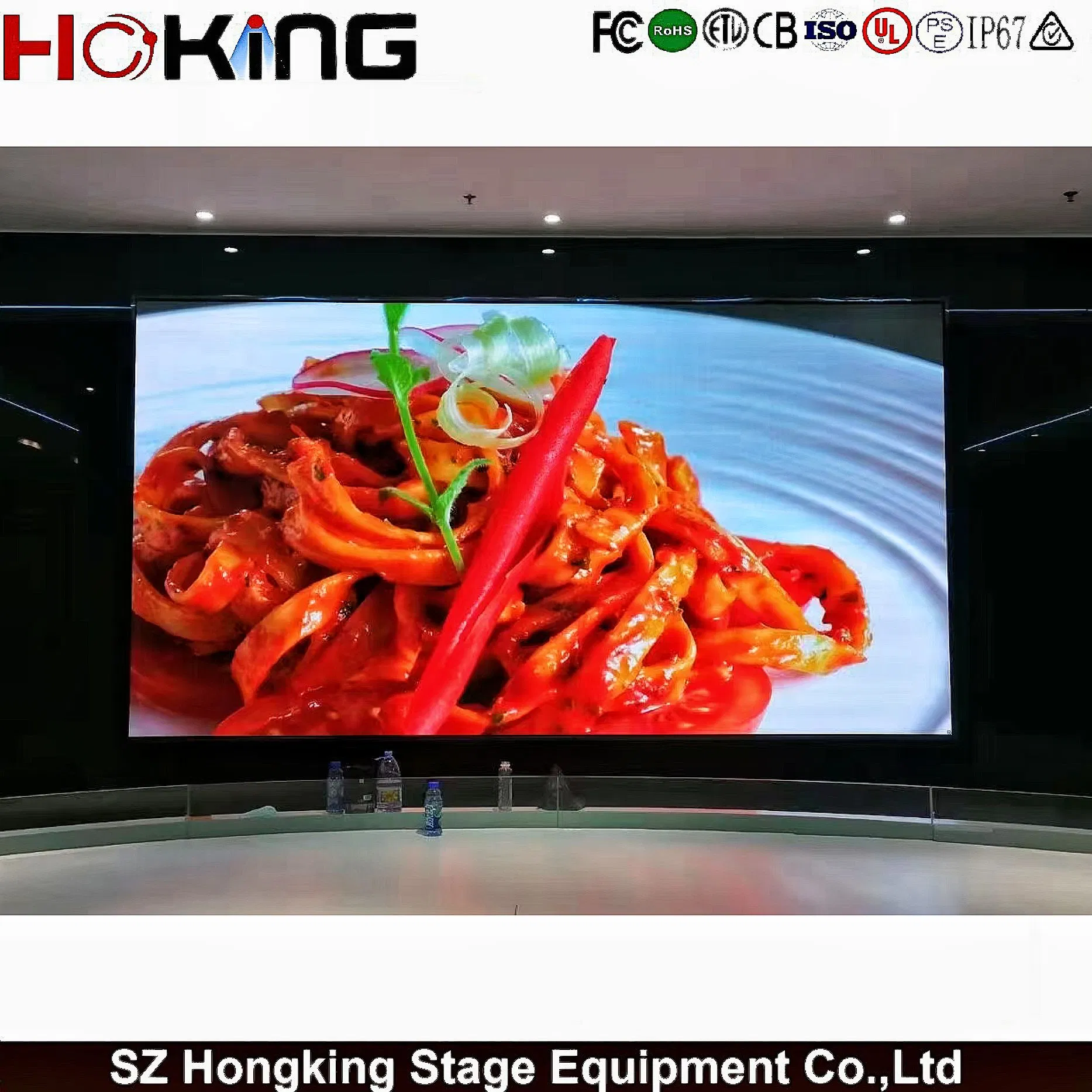 China Manufacturer Easy Control Indoor COB P0.62 LED Display for Advertising Conference Room