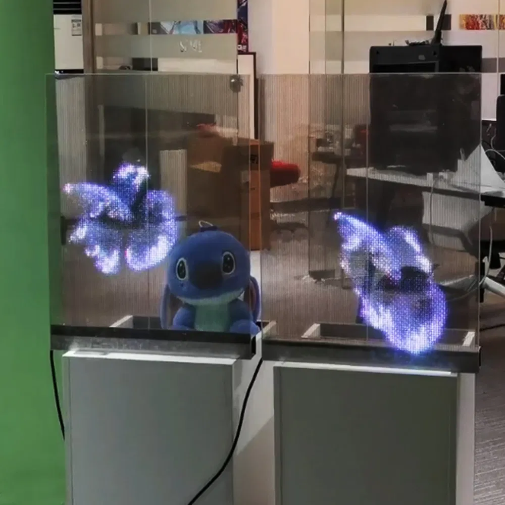 Commercial Transparent LED Window Display with Control System for Advertising