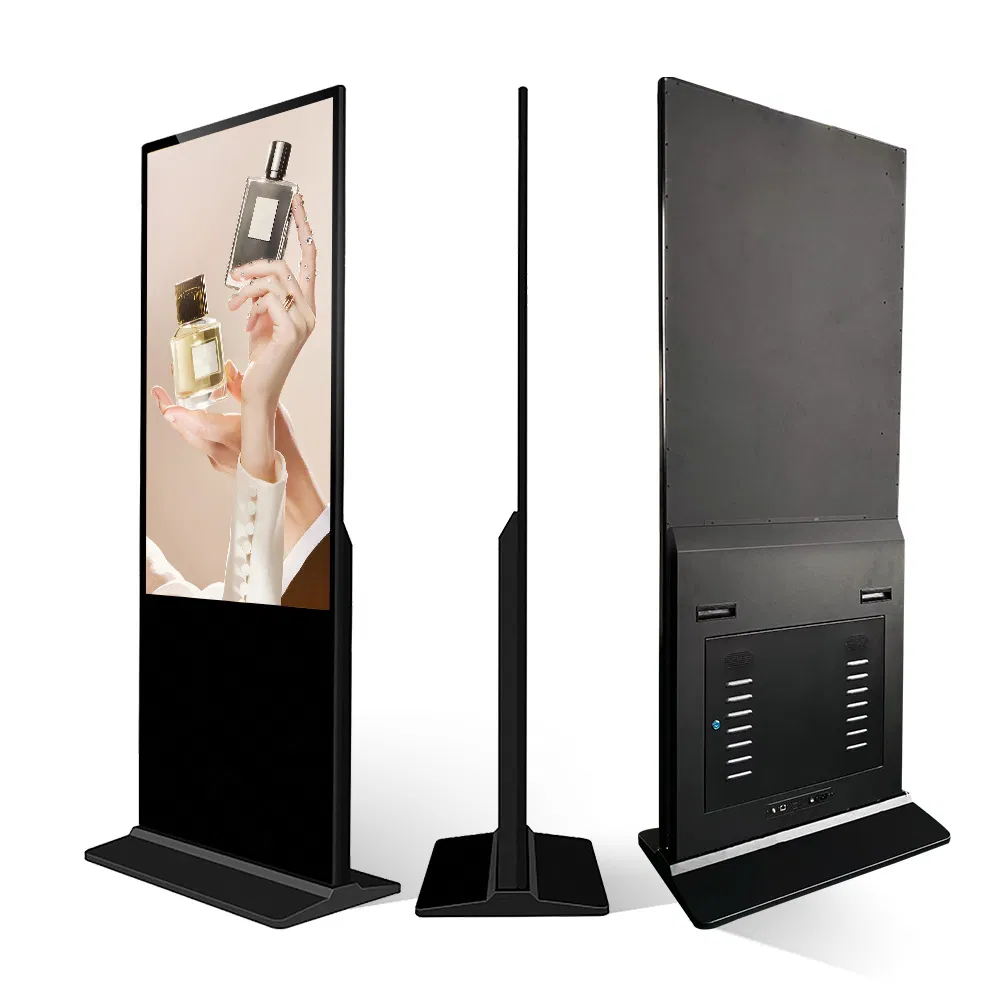 Indoor Digital Signage Display Advertising LCD Touch Screen 43 49 55 65 Inch Commercial Screen Floor Standing Kiosk