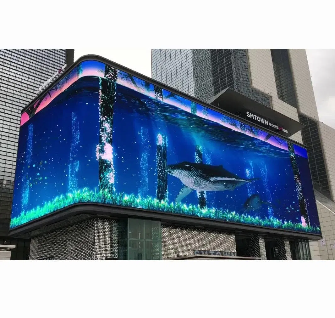 China Guangming 3D Giant External Waterproof P10 LED Display for Outdoor Advertising Screen