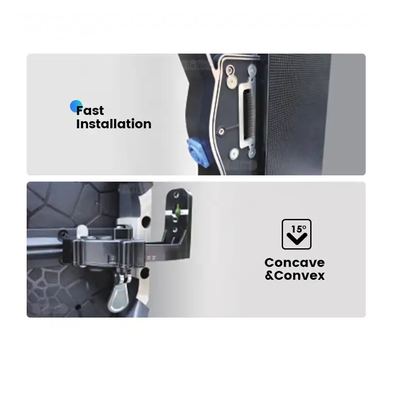 High Brightness Outdoor TV Rental LED Module Display Water Proof Video Wall Portable Billboard Screen