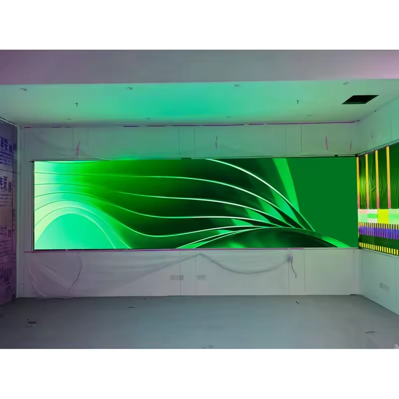 Super Bright P1.25 4K Digital Signage Video Wall Airport Car Advertising Display Stand Fine Small Pixel Pitch COB LED Wall Panel